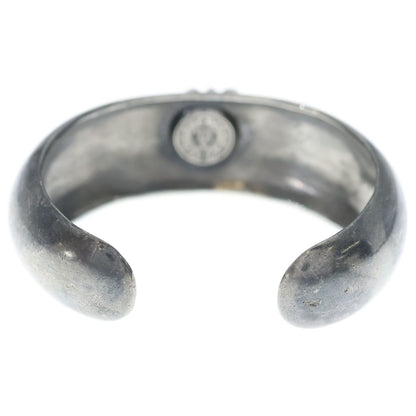 Chrome Hearts Floral Cross Calf Bangle Silver Bracelet — view 2