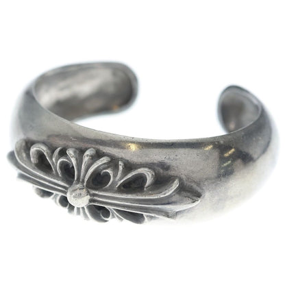 Chrome Hearts Floral Cross Calf Bangle Silver Bracelet