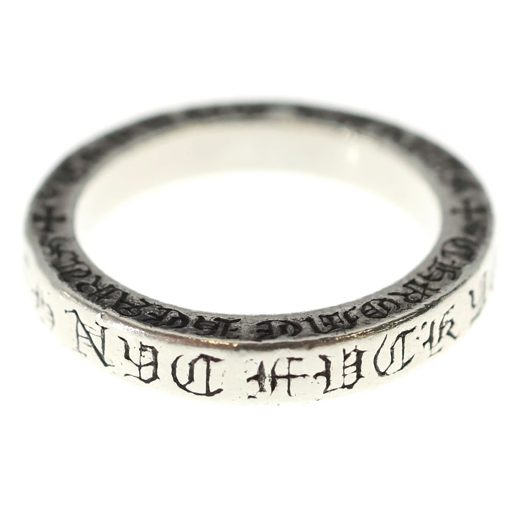 Chrome Hearts mm Spacer Nyc Fuckyou mm New York Limited Ring Silver