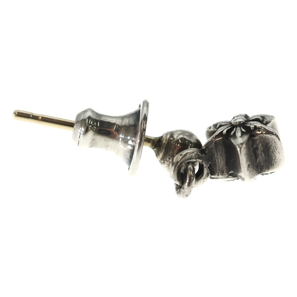 Chrome Hearts Tny Str Drp 1 Tie Nice Tardrop Earrings Silver — view 4