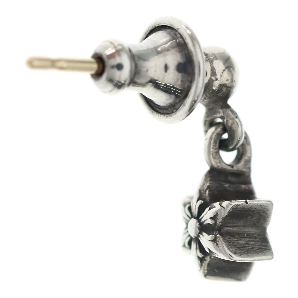 Chrome Hearts Tny Str Drp 1 Tie Nice Tardrop Earrings Silver — view 2