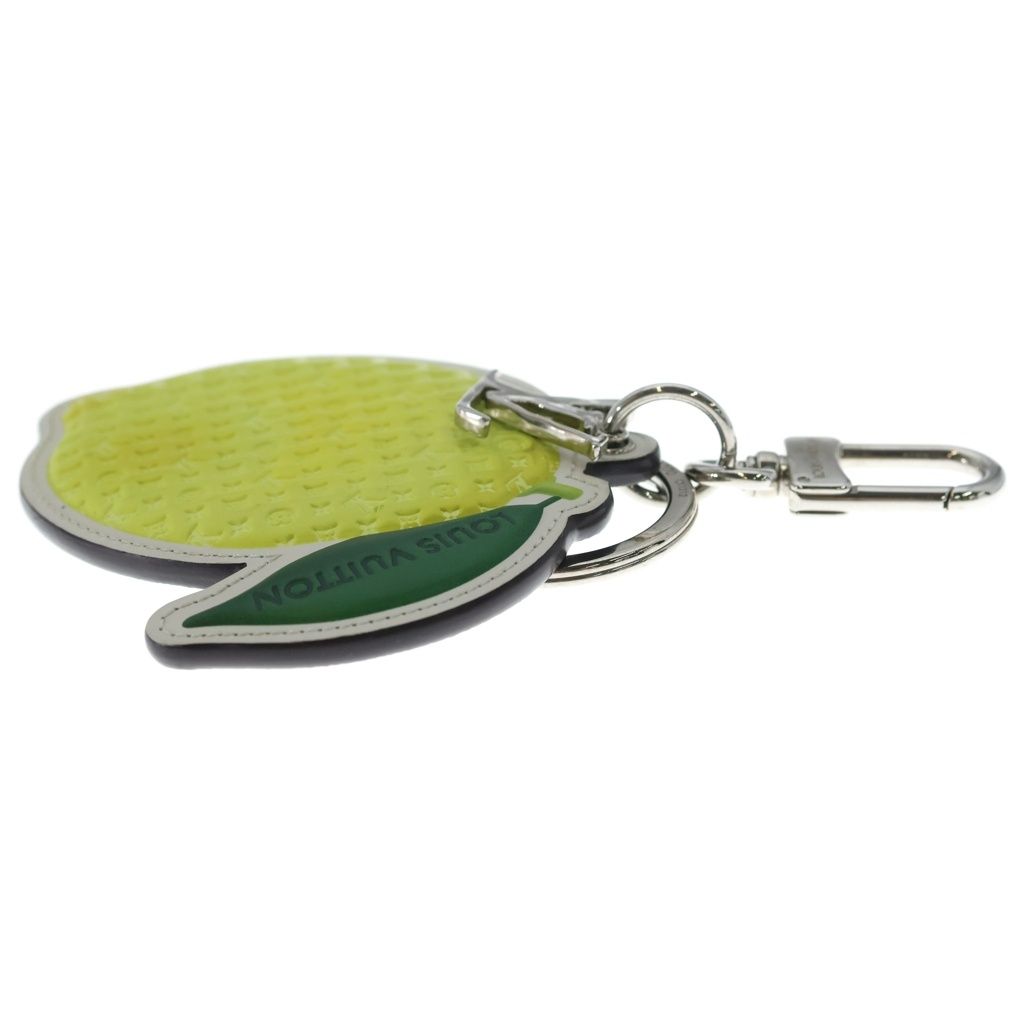 Louis Vuitton LV Porte Cl Lemon Bag Charm LV Cles Key Holder Yellow Brown — view 3