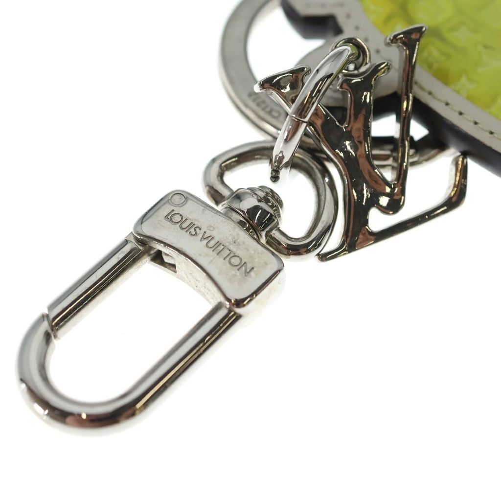 Louis Vuitton LV Porte Cl Lemon Bag Charm LV Cles Key Holder Yellow Brown — view 5