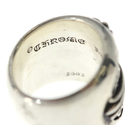 Chrome Hearts Classic Oval Cross Ring Silver