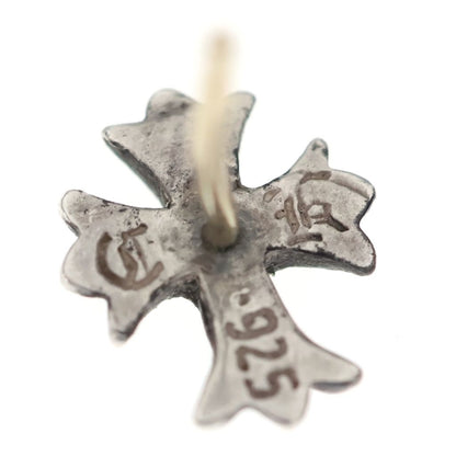 Chrome Hearts No2 CH Crs Dia CH Cross Stud 1 Diamond Earrings Silver — view 5