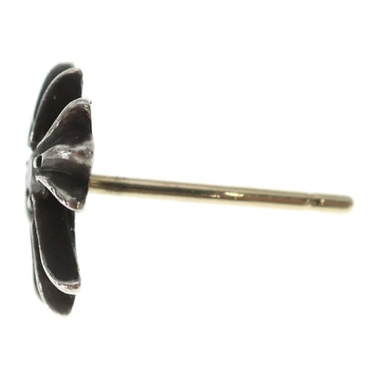 Chrome Hearts No2 CH Crs Dia CH Cross Stud 1 Diamond Earrings Silver — view 3