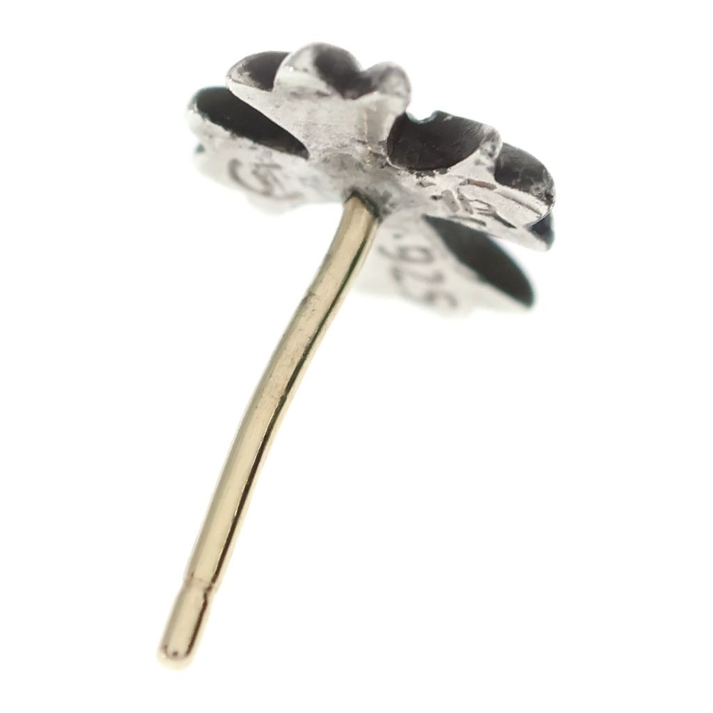 Chrome Hearts No2 CH Crs Dia CH Cross Stud 1 Diamond Earrings Silver — view 2