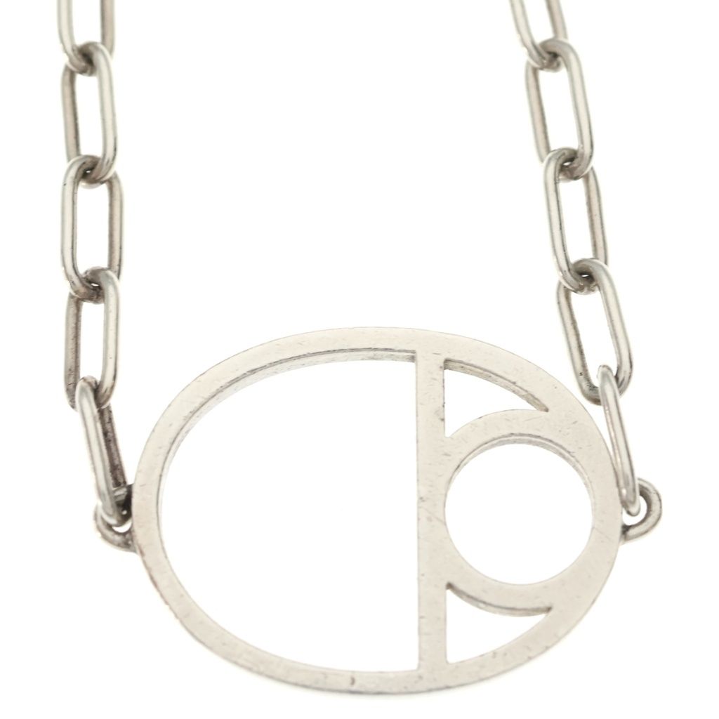 Hermes Chaine D'ancre Game Necklace Silver — view 3