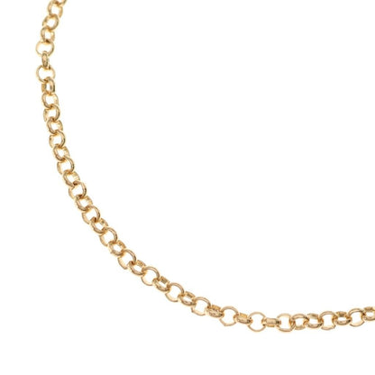 Chrome Hearts 22k Neckchain Roll Chain Necklace Gold