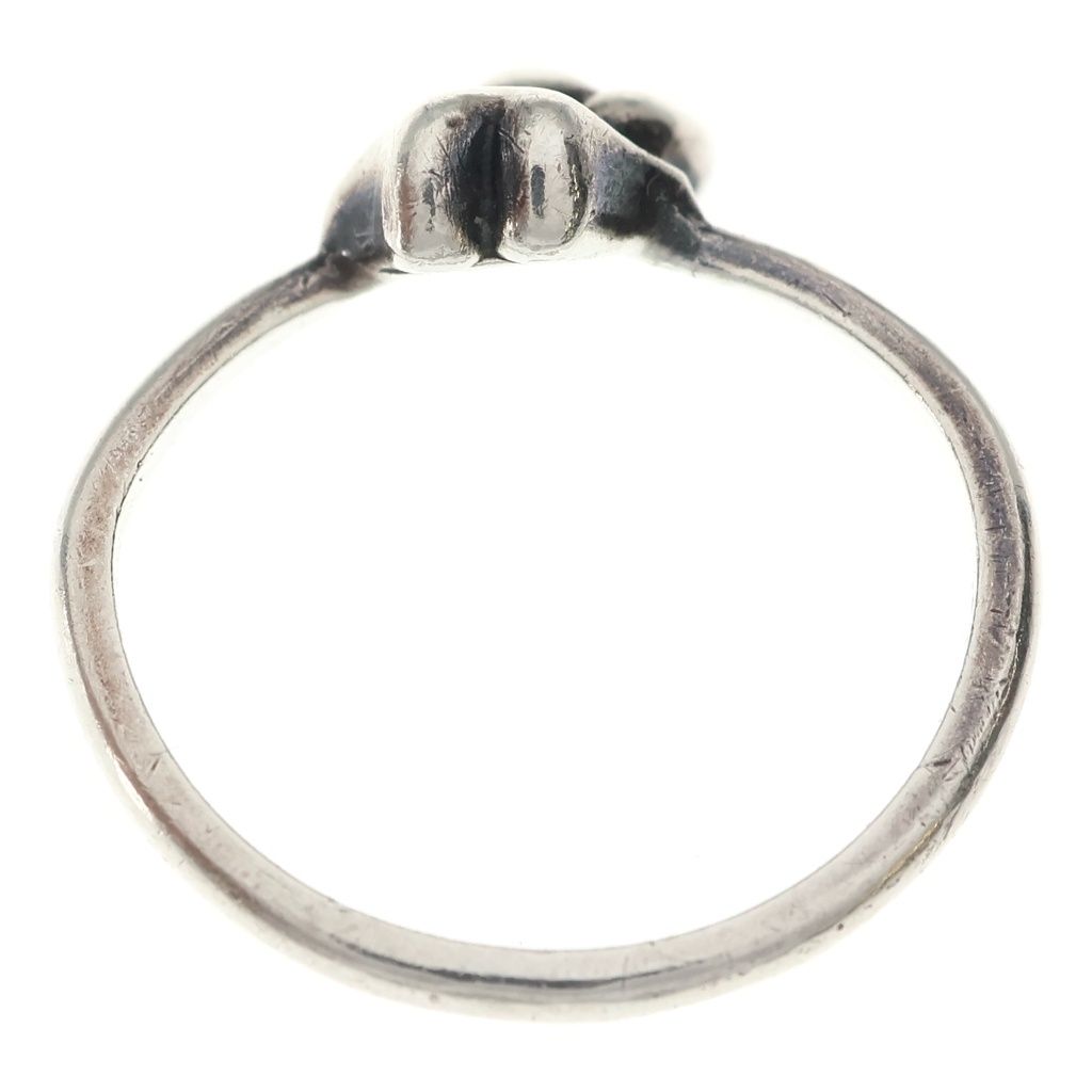 Chrome Hearts Lip Tongue Lip & Tan Bubblegum Ring Silver — view 6