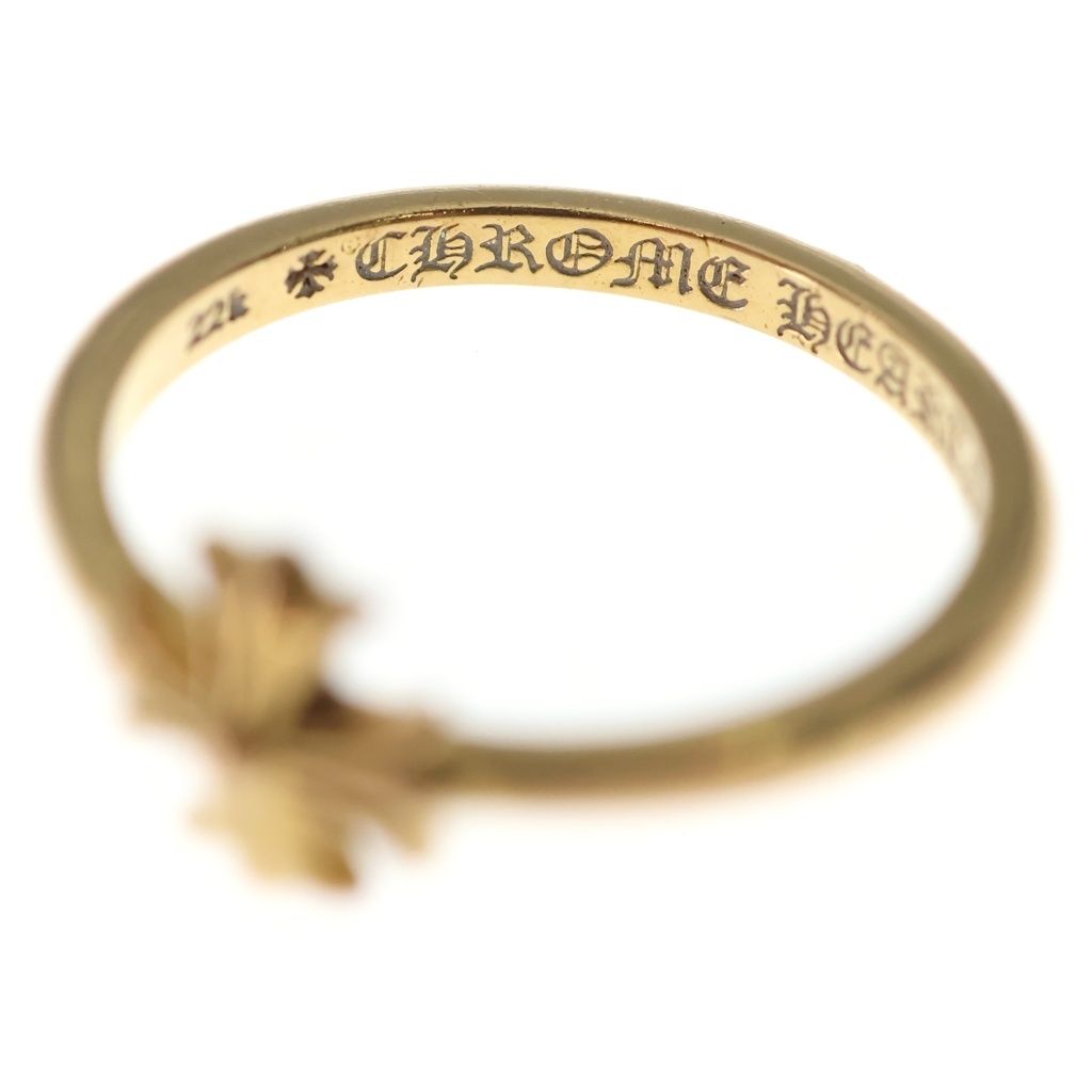 Chrome Hearts 22k Bubblegum CH Pls CH Plastic Sling Gold Ring — view 5