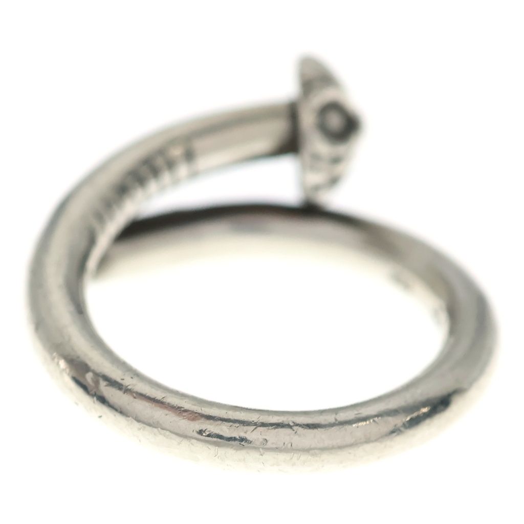 Chrome Hearts Nail Crsball Cross Ball Ring Silver — view 2