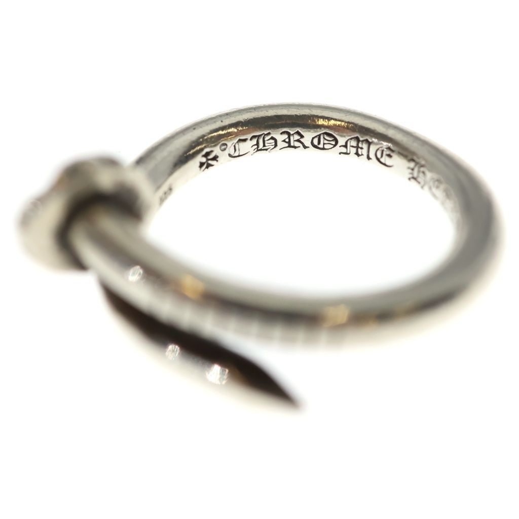 Chrome Hearts Nail Crsball Cross Ball Ring Silver — view 5