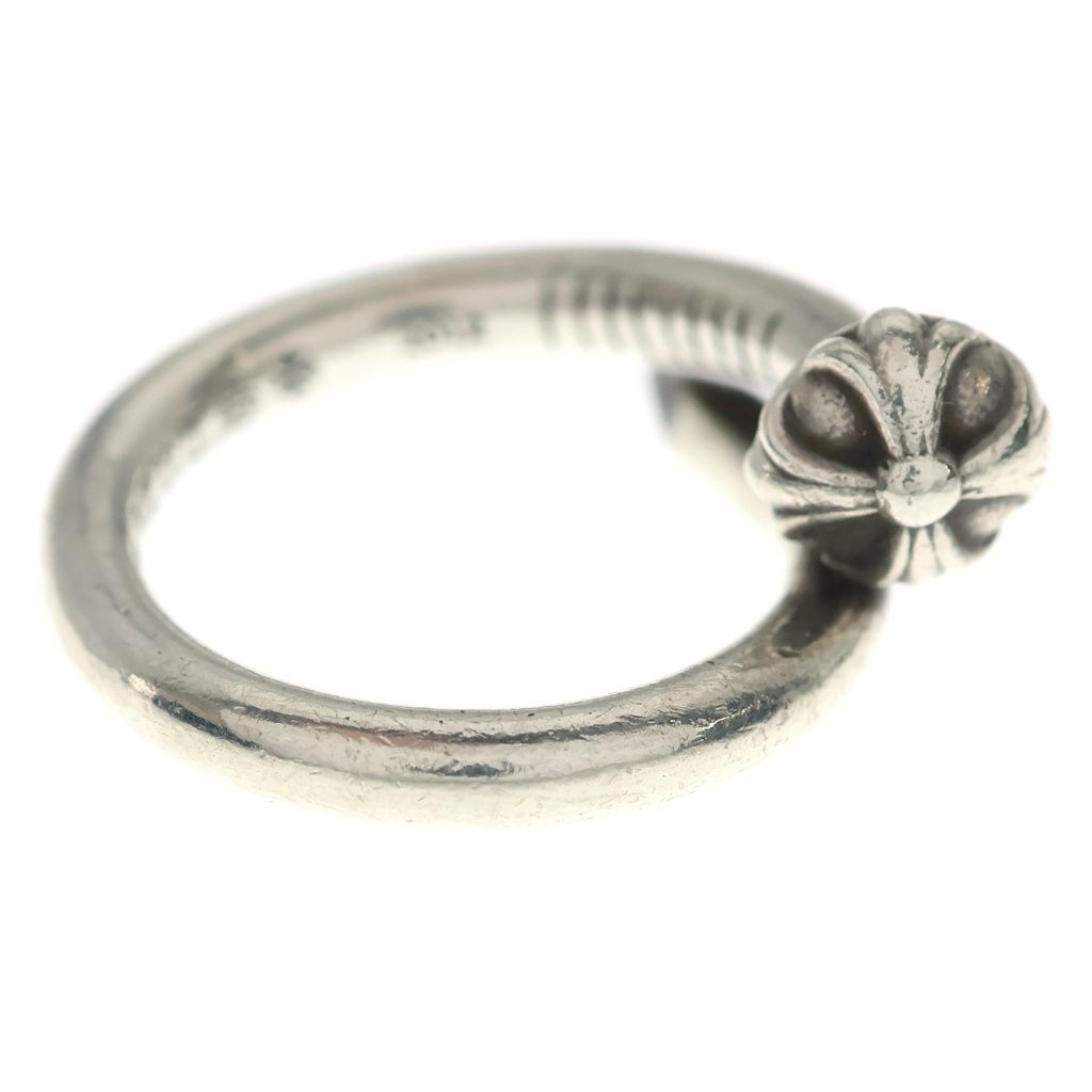 Chrome Hearts Nail Crsball Cross Ball Ring Silver — view 3