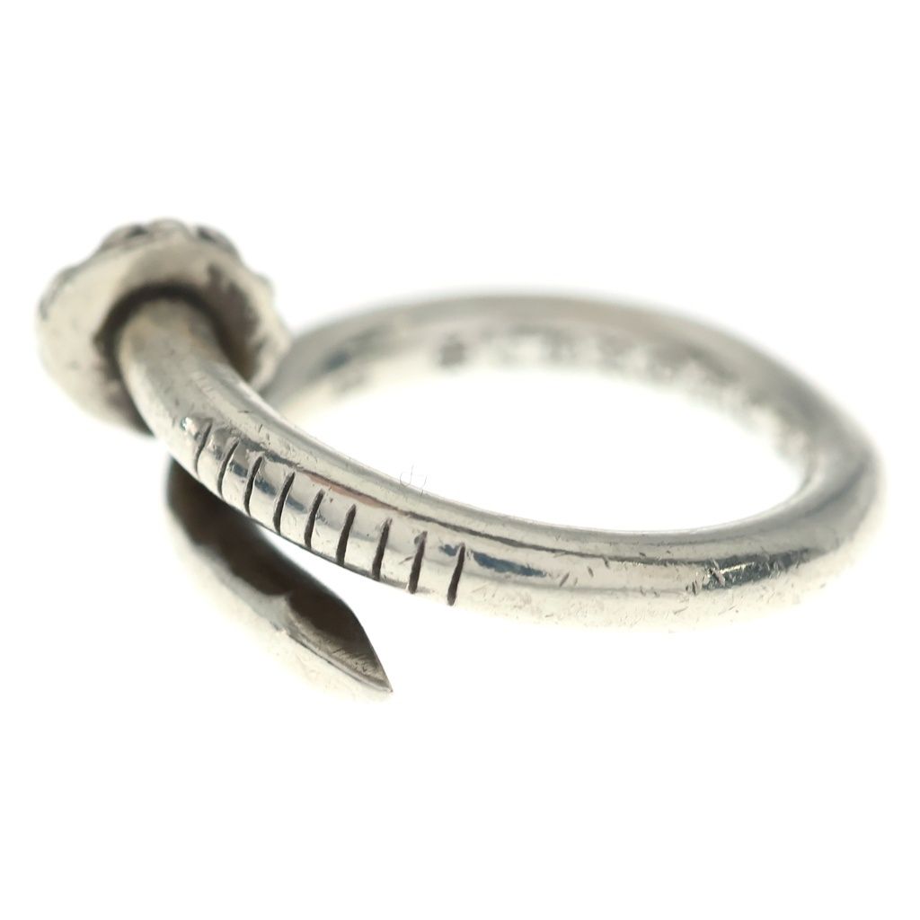 Chrome Hearts Nail Crsball Cross Ball Ring Silver — view 4