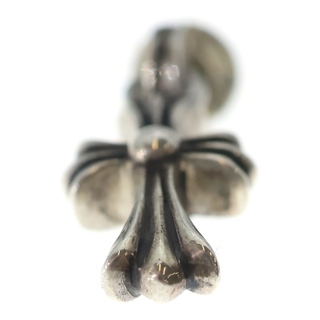 Chrome Hearts Bby Pprchn Baby Fat Cross Drop Earrings Silver — view 5