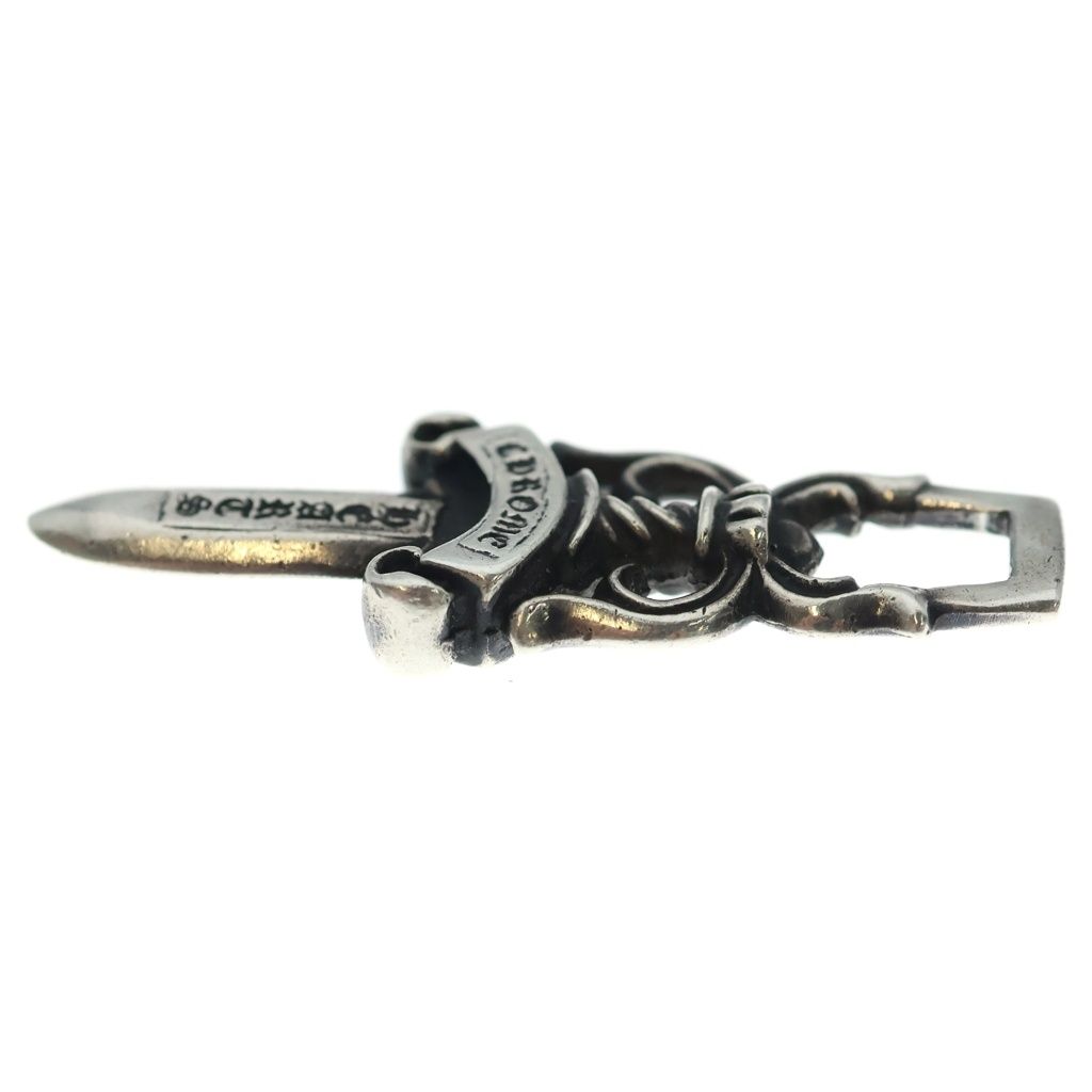 Chrome Hearts Vintage 10 Dagger Pendant Top Silver — view 3