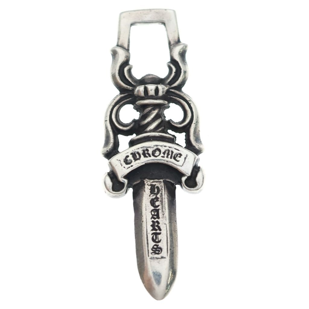 Chrome Hearts Vintage 10 Dagger Pendant Top Silver — view 2