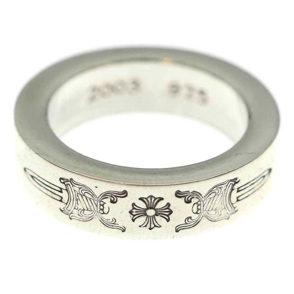 Chrome Hearts mm Spacer Dagger mm Ring Silver
