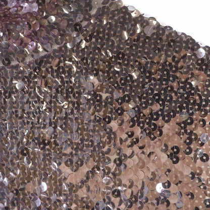 Dior Silver Sequin Shirt Dress Decoration Sleeveless Pink — view 5