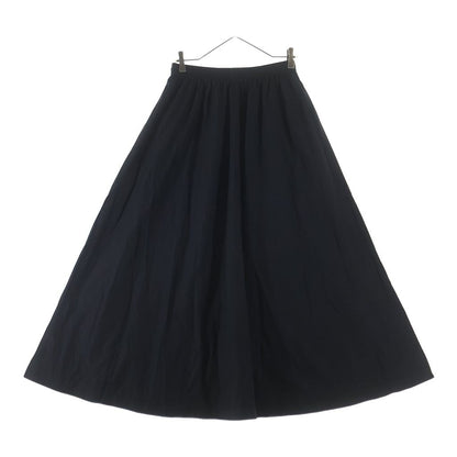 Balenciaga Logo Embroidered Midi Skirt Nylon Embroidery Black — view 2