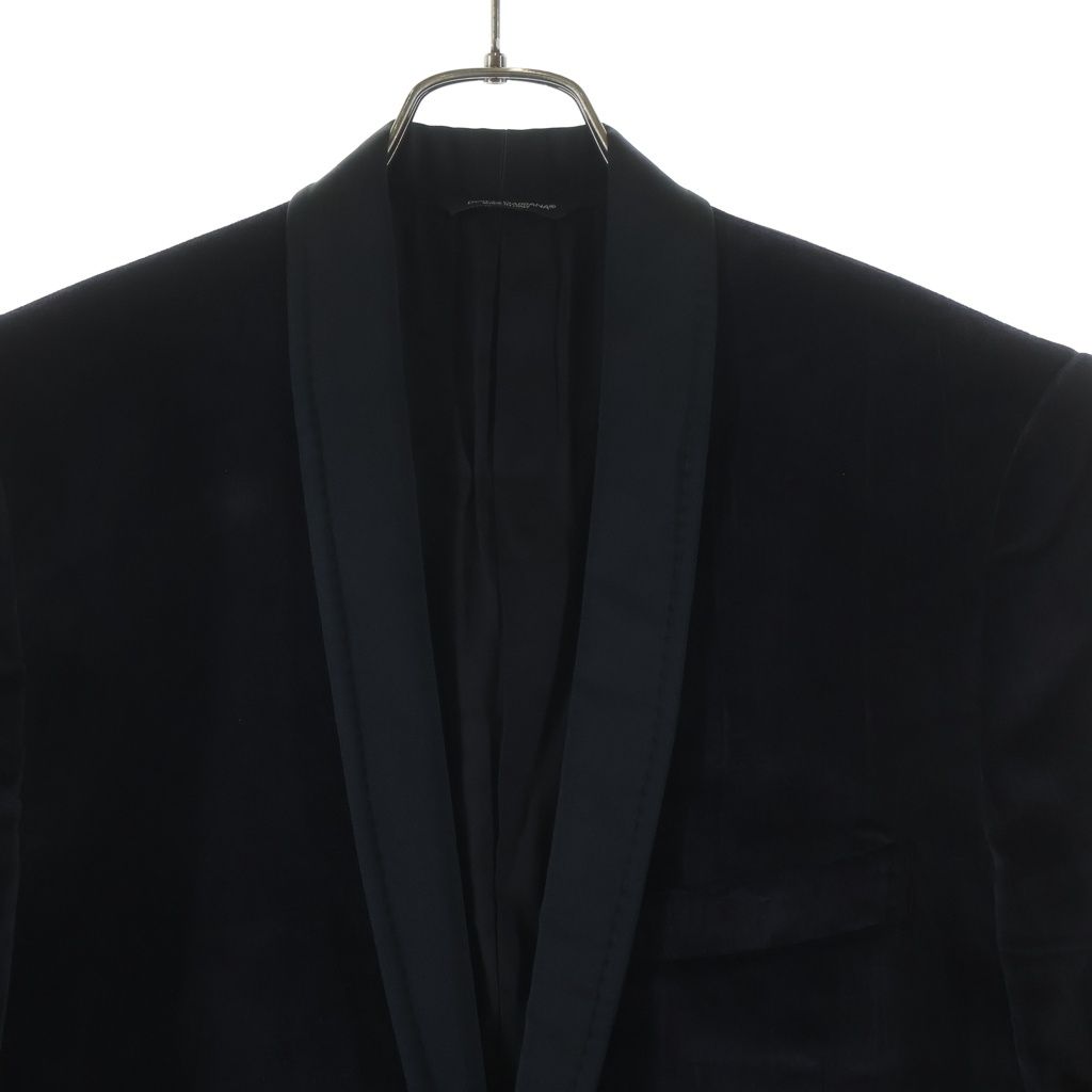 Dolce & Gabbana Velour Tuxedo Jacket Black — view 3