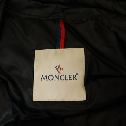 Moncler Lambot Patch Logo Stand Collar Down Jacket Black — view 7