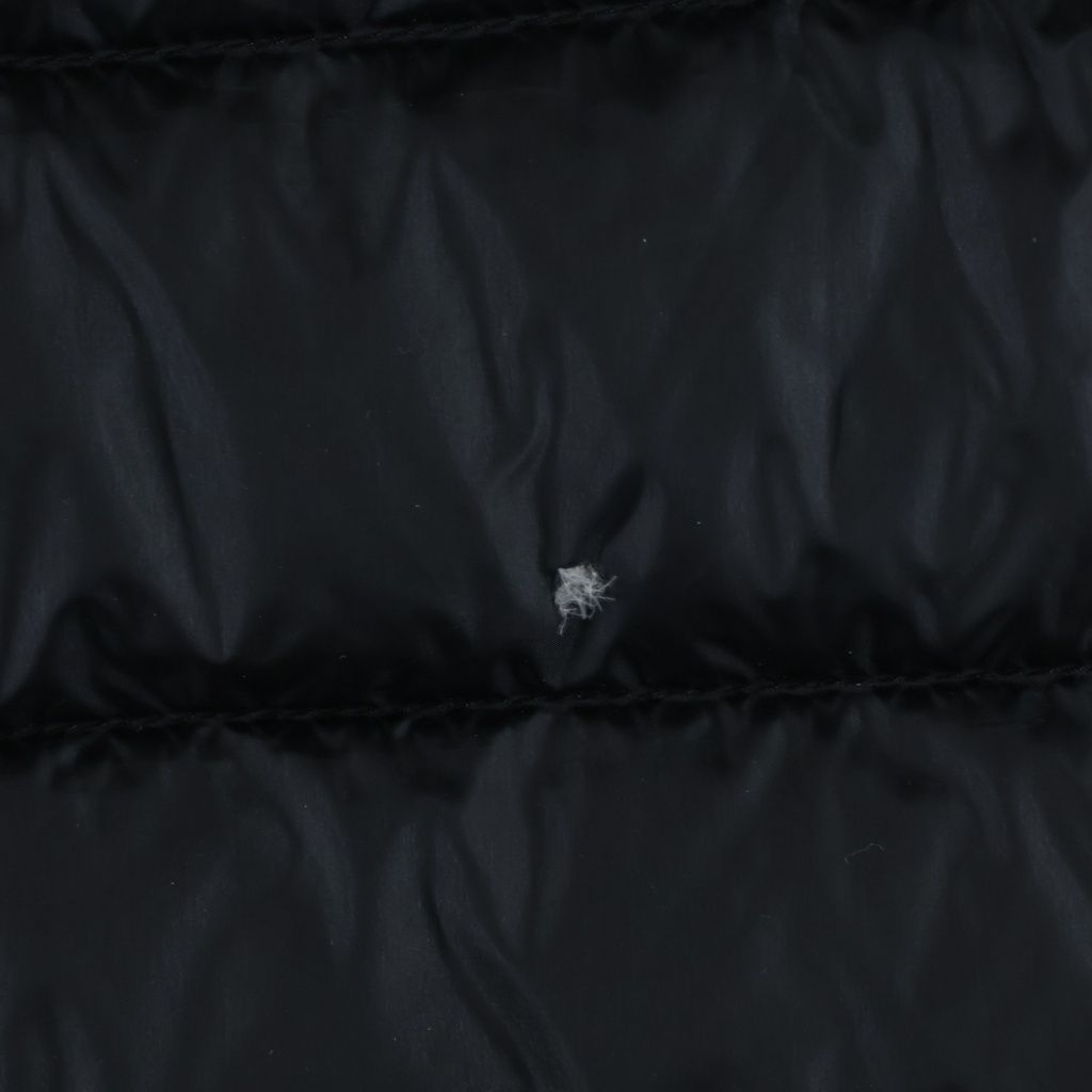 Moncler Lambot Patch Logo Stand Collar Down Jacket Black — view 6