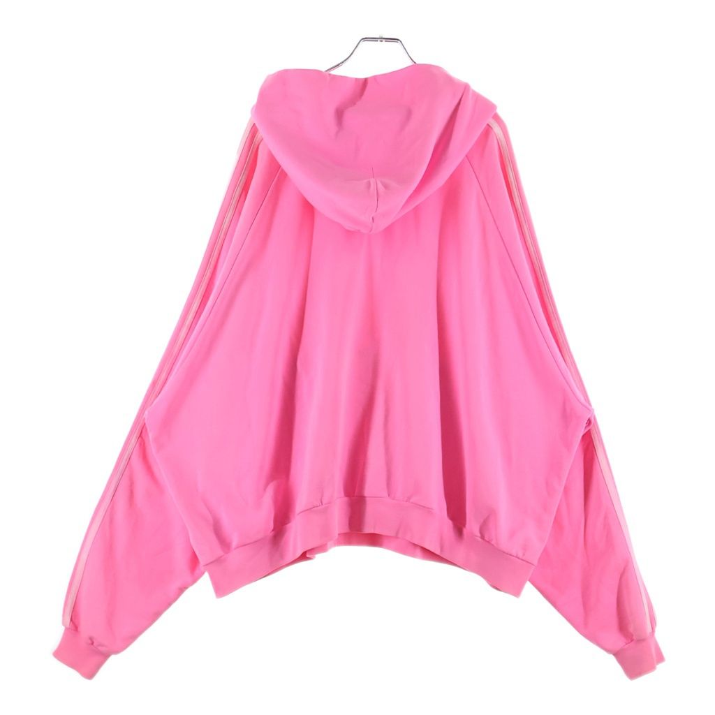 Balenciaga Adidas Hoodie Large Fit Trefoil Logo Large Fit Pullover Sweatshirt — view 2