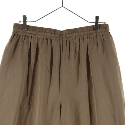 Balenciaga Loose Fitting Trousers Logo Embroidery Lyocell Poplin Rack Pants — view 3
