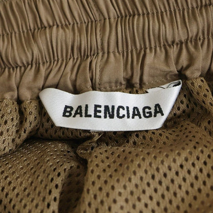 Balenciaga Loose Fitting Trousers Logo Embroidery Lyocell Poplin Rack Pants — view 7