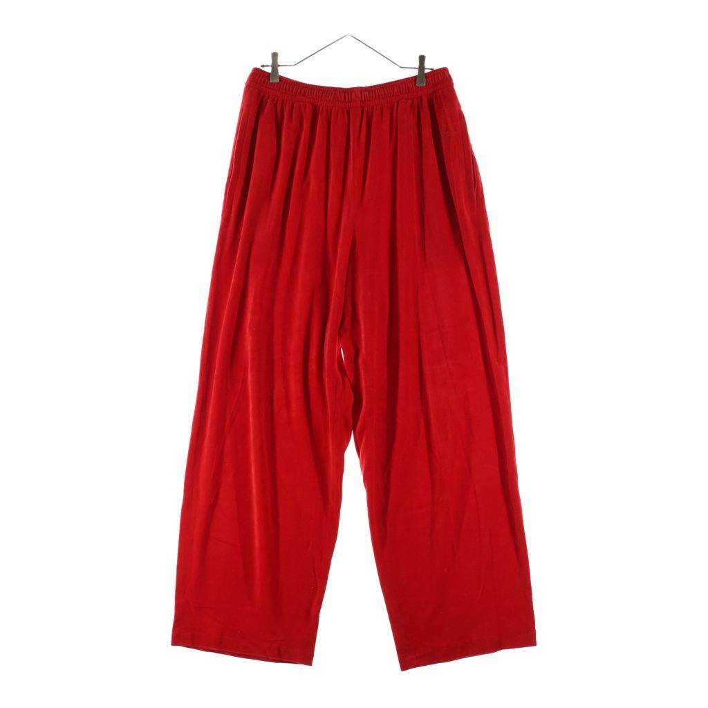 Balenciaga Soft Tracksuit Pants Rayon Blend Red
