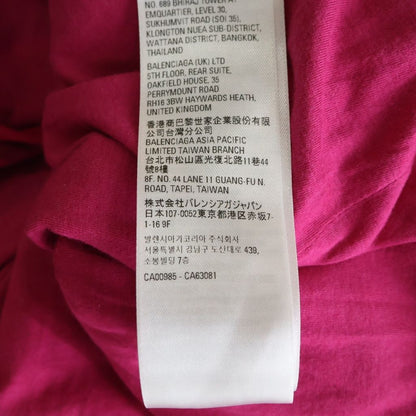 Balenciaga Embroidered Logo Oversized Windbreaker Jacket Pink — view 8