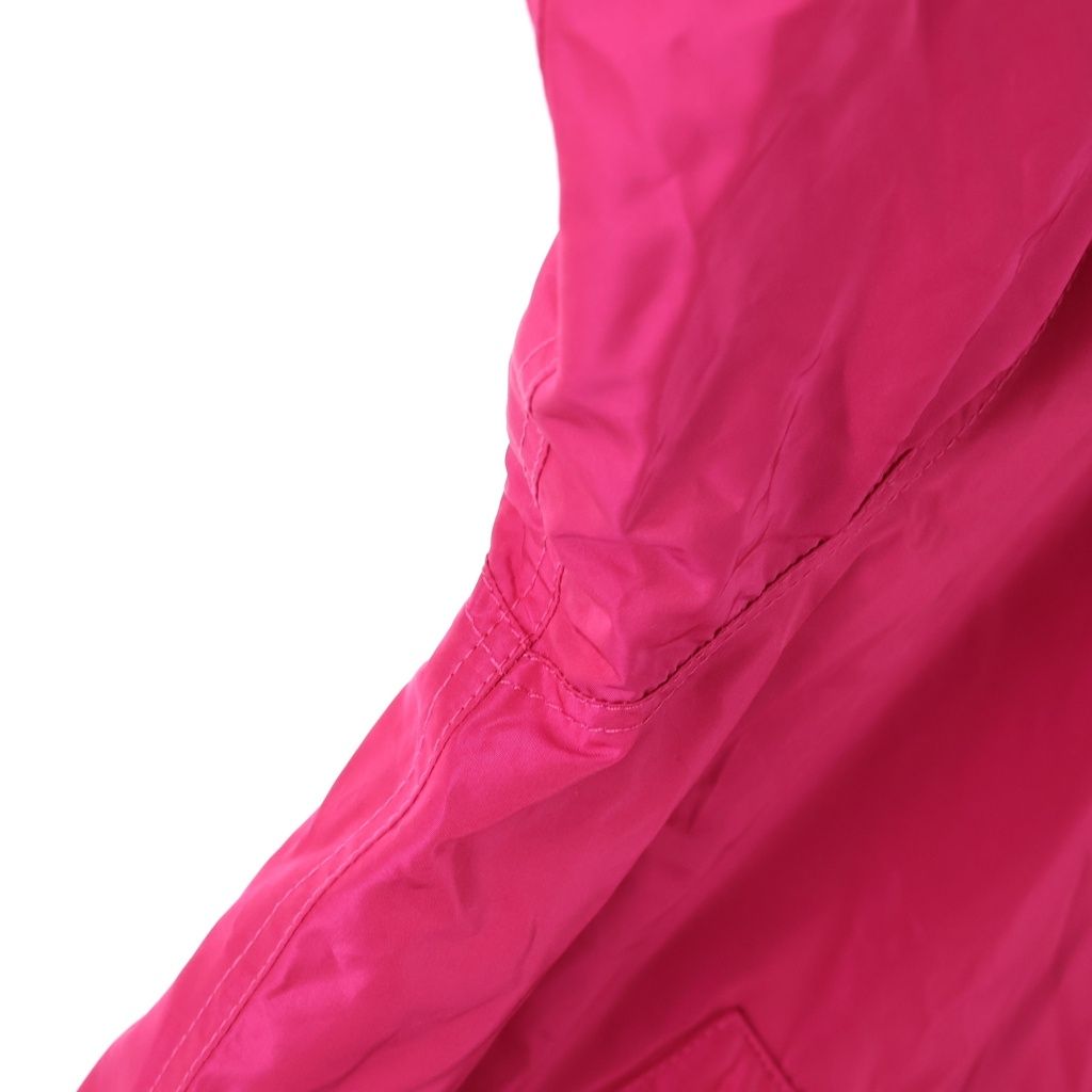 Balenciaga Embroidered Logo Oversized Windbreaker Jacket Pink — view 6