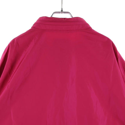 Balenciaga Embroidered Logo Oversized Windbreaker Jacket Pink — view 4