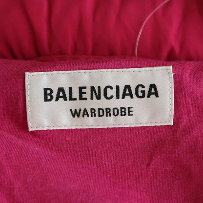 Balenciaga Embroidered Logo Oversized Windbreaker Jacket Pink — view 7
