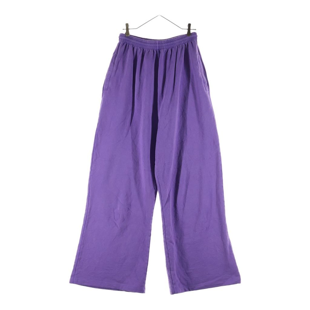 Balenciaga Baggy Sweatpants Drawstring Sweatshirt Pants Purple