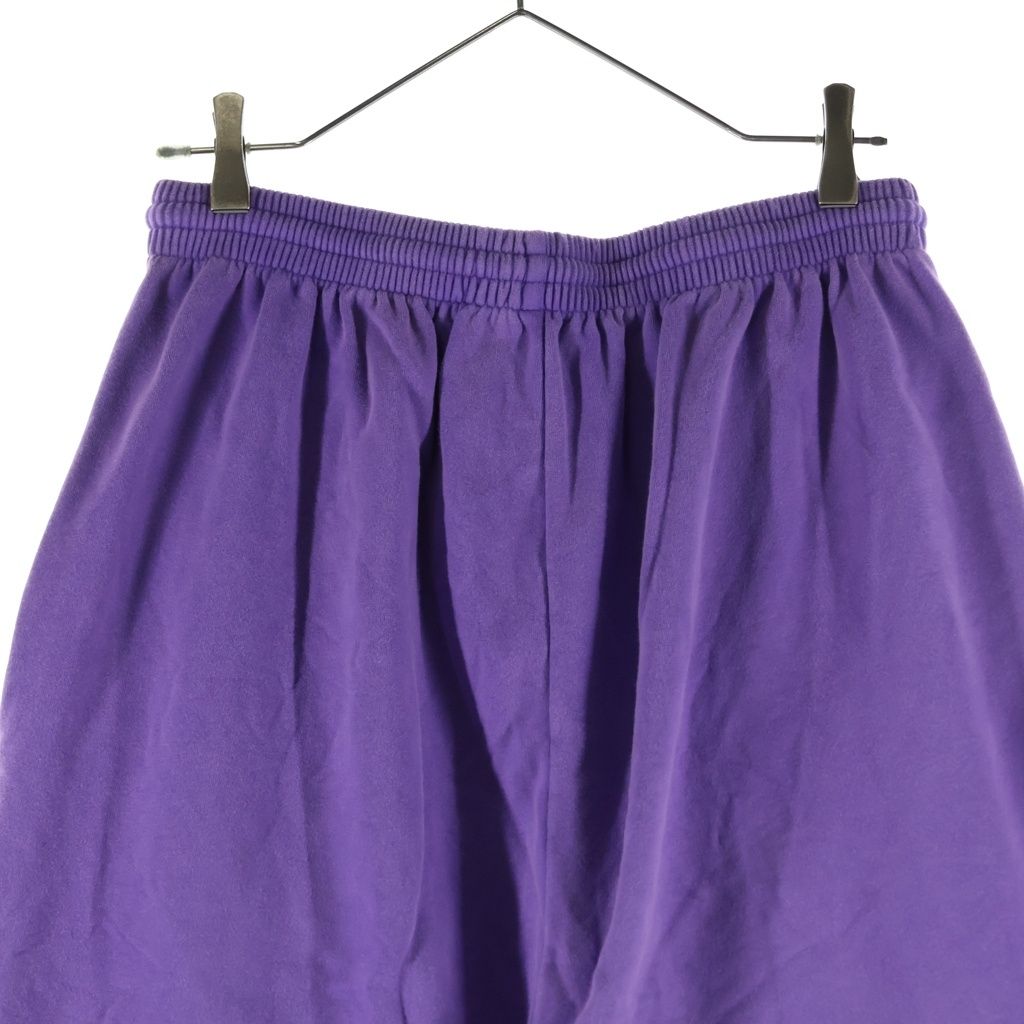 Balenciaga Baggy Sweatpants Drawstring Sweatshirt Pants Purple — view 4