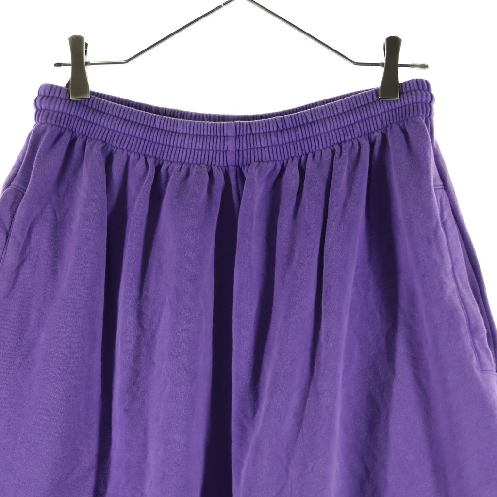 Balenciaga Baggy Sweatpants Drawstring Sweatshirt Pants Purple — view 3