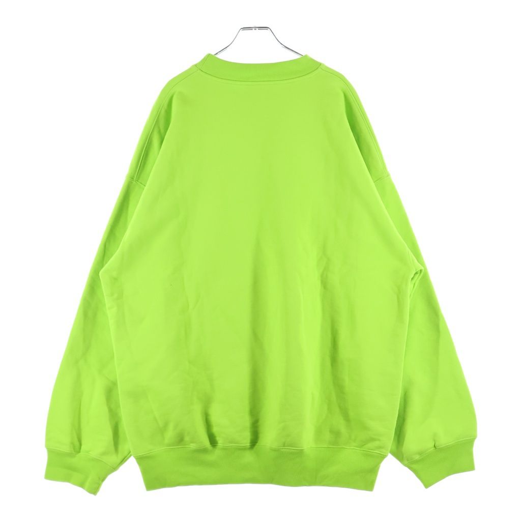 Balenciaga BB Corp Sweatshirt BB Oversize Crew Neck Light Green — view 2