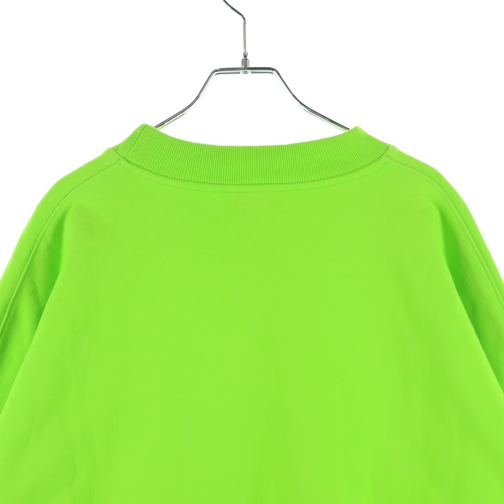 Balenciaga BB Corp Sweatshirt BB Oversize Crew Neck Light Green — view 4