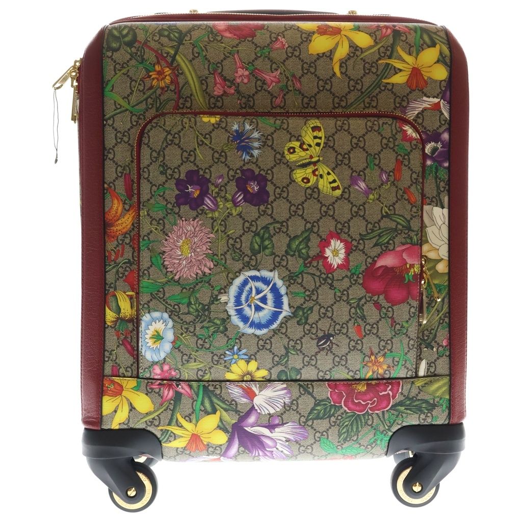 Gucci GG Floral Suitcase Supreme All Over Pattern Carry Case Multicolor Travel