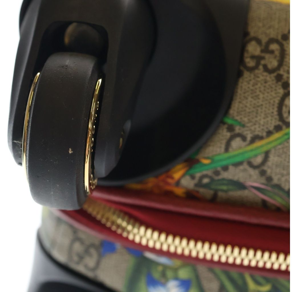 Gucci GG Floral Suitcase Supreme All Over Pattern Carry Case Multicolor Travel — view 6