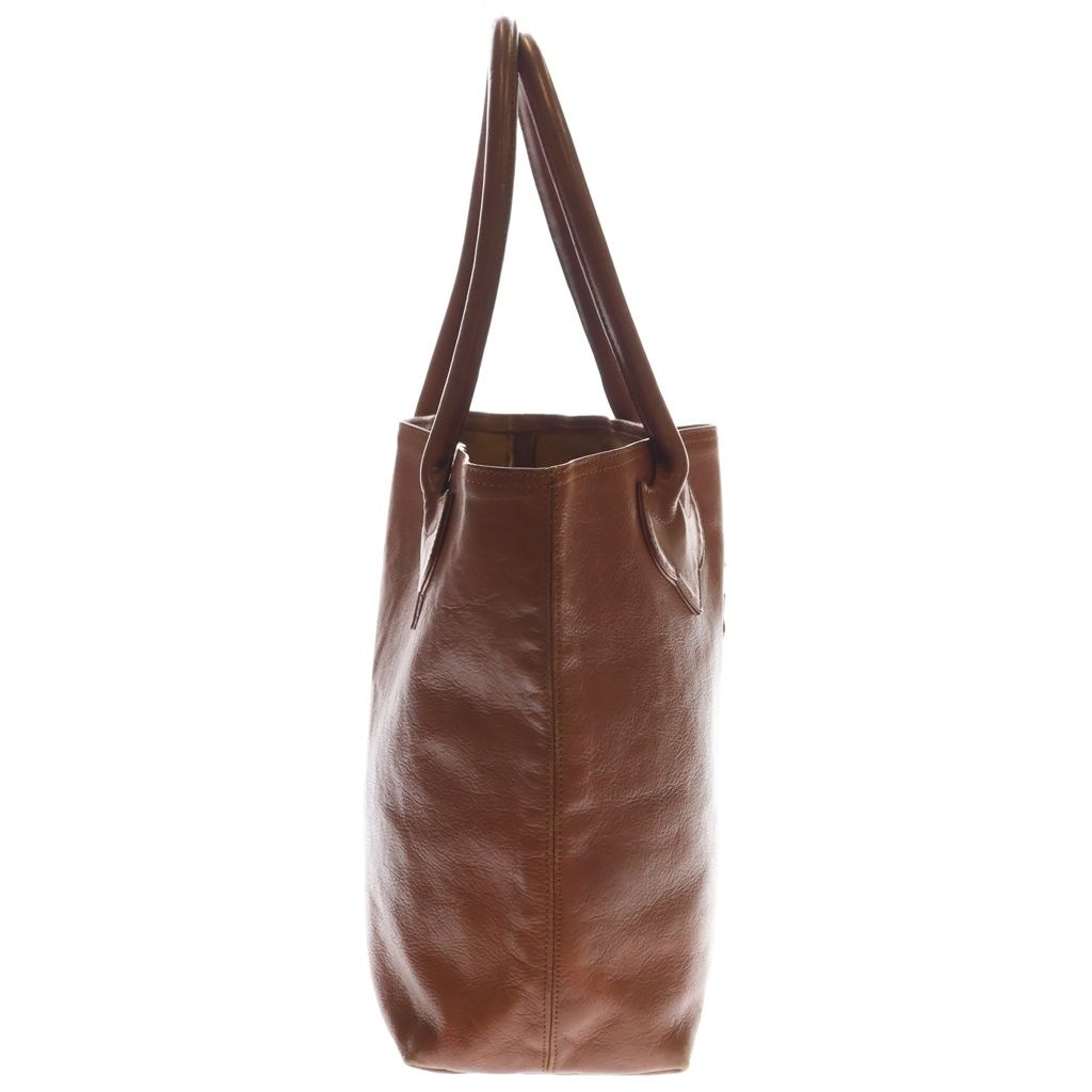 Chrome Hearts FS Tote Leather with Cross Patch Brown — view 3