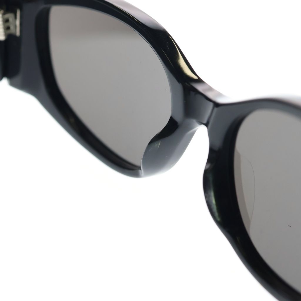 Balenciaga Asian Fit 001 Oval Sunglasses 56 Black Eyewear — view 5