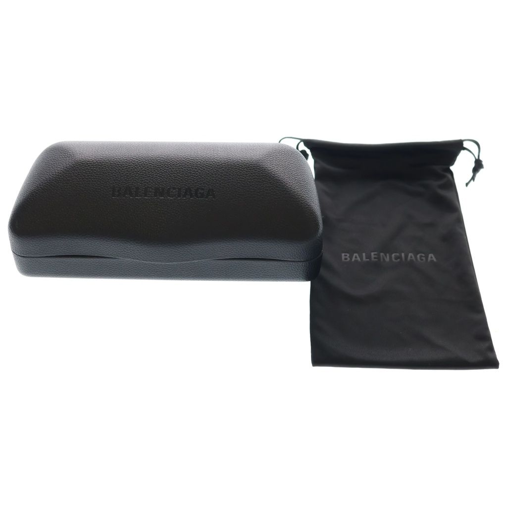 Balenciaga Asian Fit 001 Oval Sunglasses 56 Black Eyewear — view 6