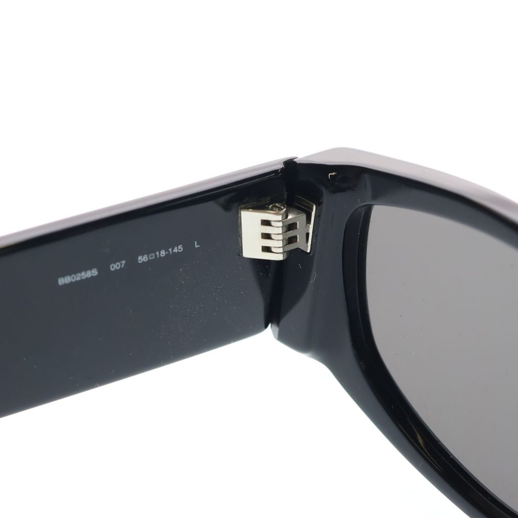 Balenciaga Asian Fit 001 Oval Sunglasses 56 Black Eyewear — view 4