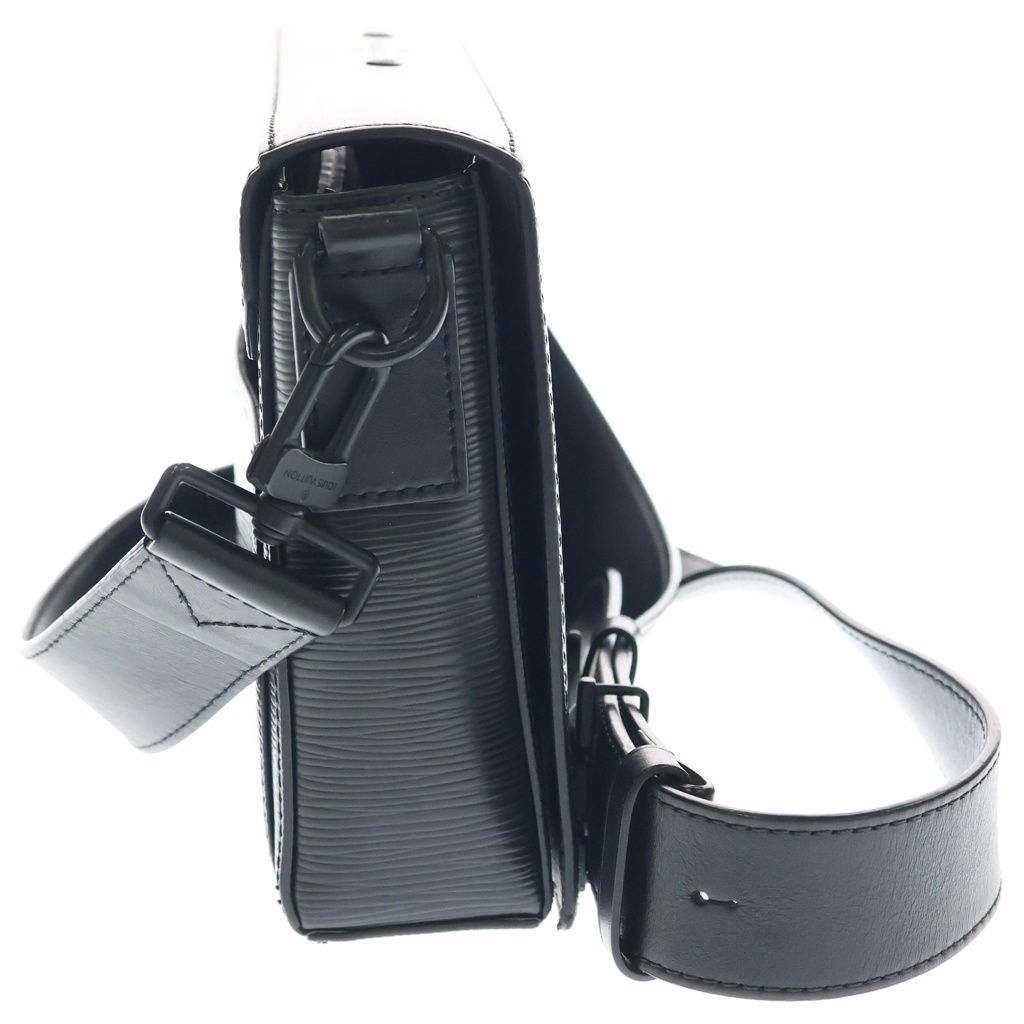 Louis Vuitton Epi New Eclipse Flap Messenger Bag Black Leather — view 3