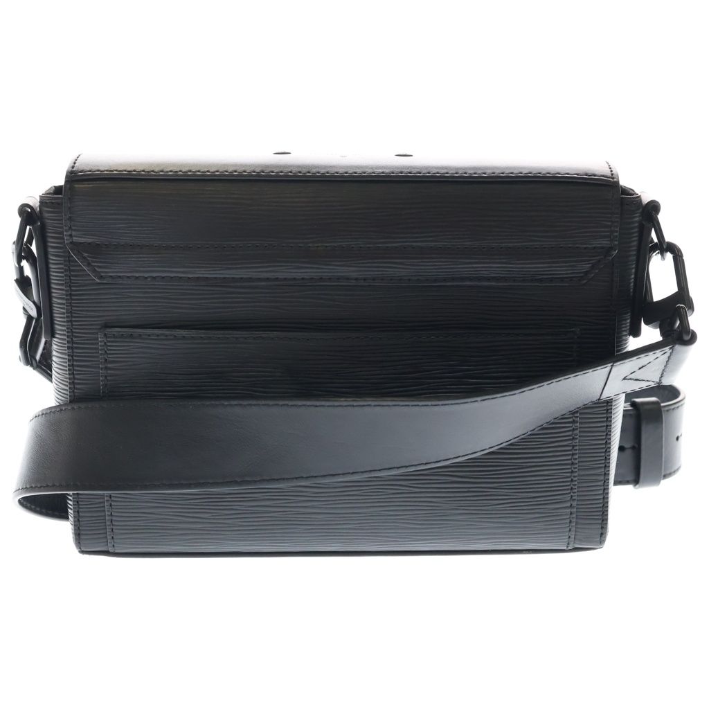Louis Vuitton Epi New Eclipse Flap Messenger Bag Black Leather — view 2