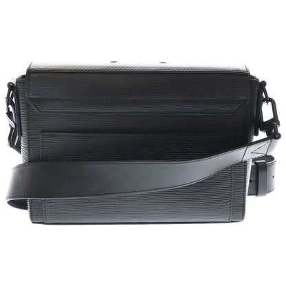 Louis Vuitton Epi New Eclipse Flap Messenger Bag Black Leather — view 2